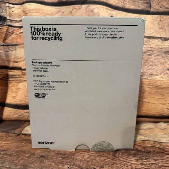 Verizon Business Internet Gateway Router Black 5G, 4G LTE, WiFi 6 - FSNO21VA - Picture 14 of 14